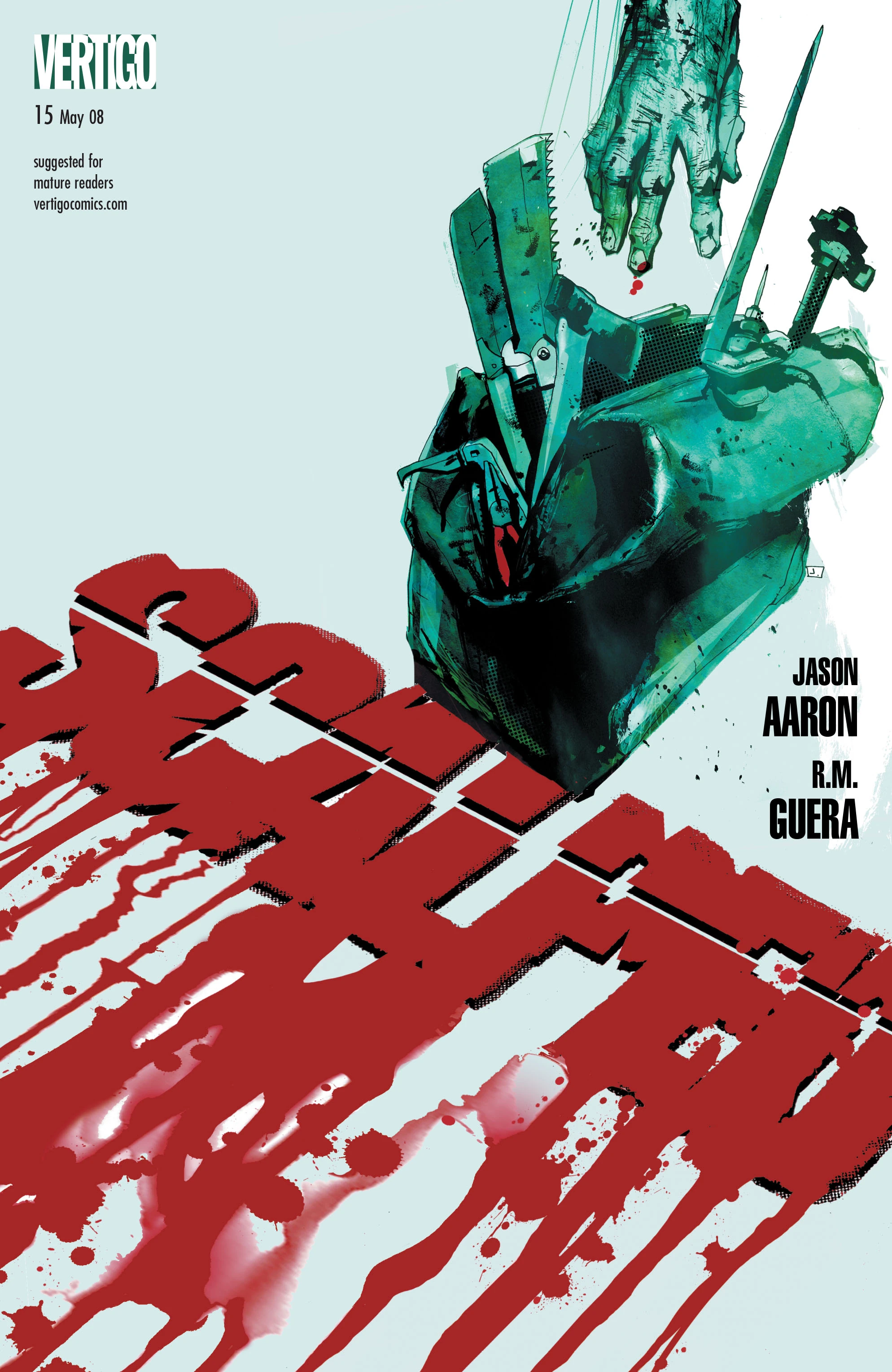Scalped #15 (DC, 2008 — Cover A) cover